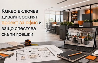 Какво включва дизайнерският проект за офис и защо спестява скъпи грешки