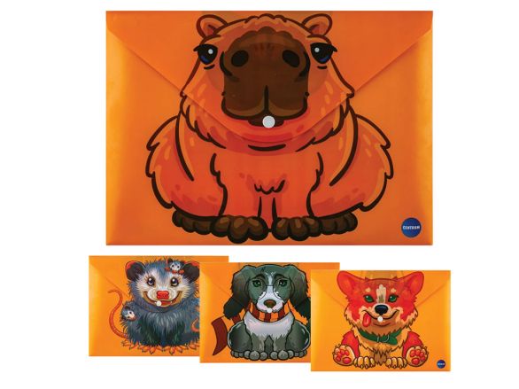 CENTRUM Папка с копче A4 ANIMALS 80352