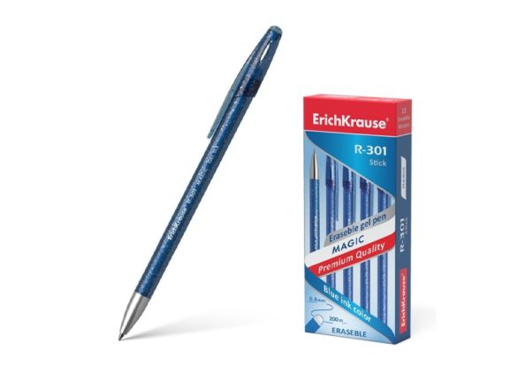 Изтриваем химикал ErichKrause® R-301 Magic Gel, 0.5мм