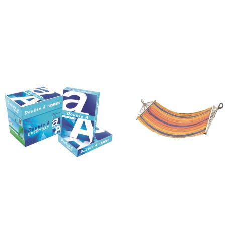 Копирна хартия Double A Everyday 4 кашона с подарък хамак