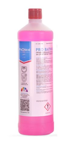 ПРОФЕСИОНАЛЕН ПРЕПАРАТ ЗА ПОЧИСТВАНЕ НА САНИТАРНИ ПОМЕЩЕНИЯ, PACHICO PRO BATHROOM 1Л