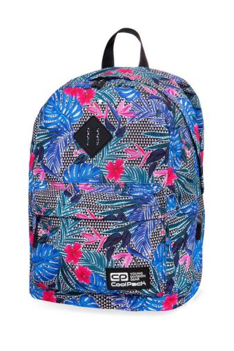 Ученическа раница COOLPACK - CROSS USB - ALOHA BLUE