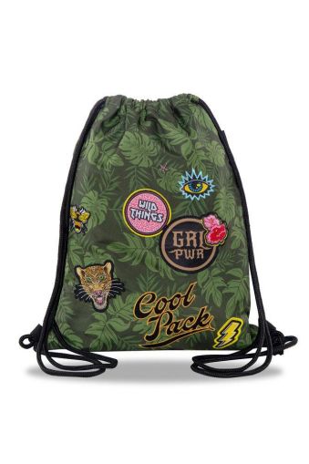 Спортна торба Coolpack SPRINT Badges G`Green