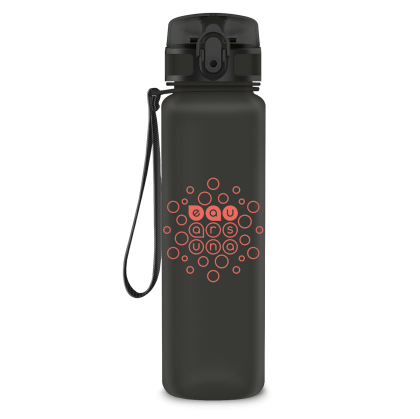 Бутилка за вода Ars Una Dark Grey 600ml - BPA free