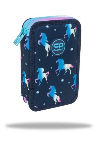 Ученически несесер с пособия COOLPACK - JUMPER 2 - Blue unicorn