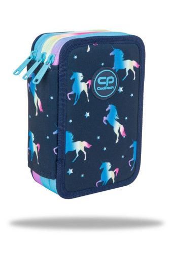 Ученически несесер с пособия Coolpack - Jumper 3 - Blue unicorn