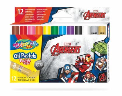 Маслени пастели The Avengers 12 цвята Colorino