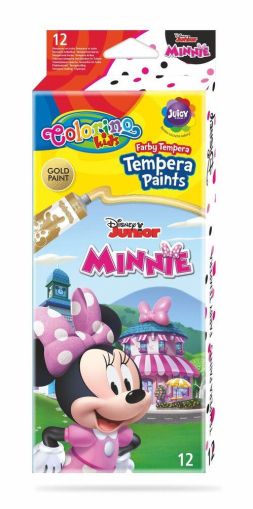 Темперни бои Minnie Mouse в тубички 12 цвята Colorino