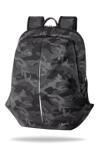 Бизнес раница за лаптоп r-bag USB Kick Camo