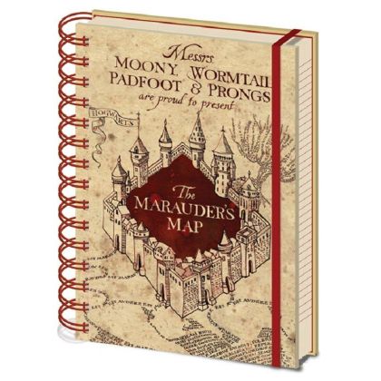 Тетрадка A5 The Marauders Map Harry Potter