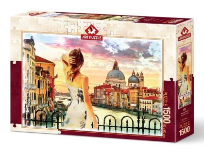 Пъзел Art Puzzle Гледка във Венеция 1500 части