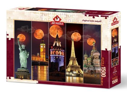 Пъзел Art Puzzle Луната около света 1500 части