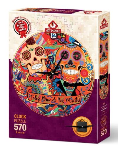 Пъзел-часовник Art Puzzle Dia de los Muertos 570 ч.