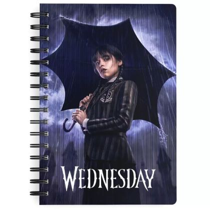 Тетрадка A5 Wednesday rain 3D