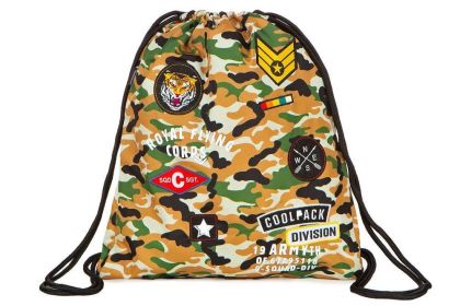 Спортна торба Sprint Coolpack Camo Desert Badges