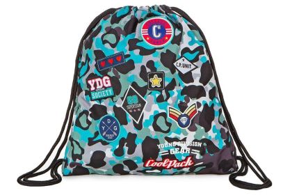 Спортна торба Sprint Coolpack Camo Blue Badges