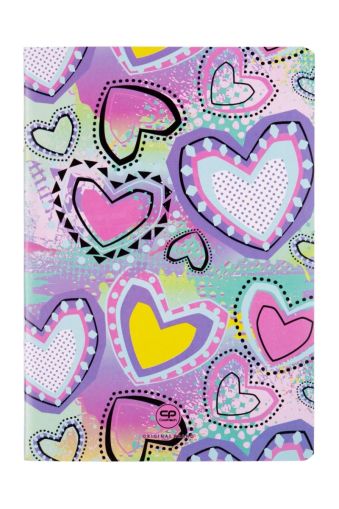 Тетрадка А5 Coolpack мека корица PP 32 л. ред Pastel Hearts