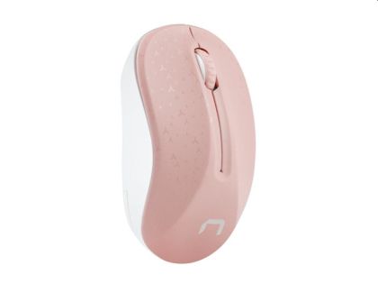 Оптична мишка, Natec Mouse Toucan Wireless 1600 DPI Optical Pink-White