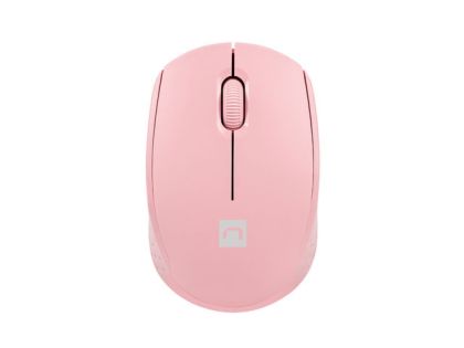 Оптична мишка, Natec Mouse Stork Wireless 1600DPI Optical, Pink