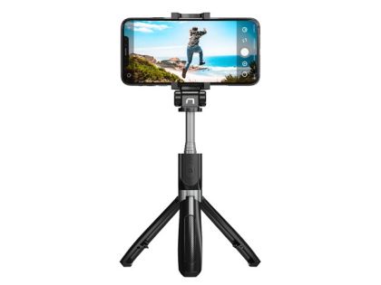 Селфи стик, Natec Wireless Selfie Tripod Alvito BT 4.0 Black