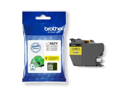 Оригинален Консуматив, Brother LC462Y Yellow Ink Cartridge for MFC-J2340DW/J3540DW/J3940DW / 550 копия