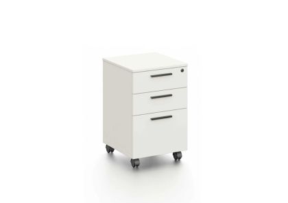 Контейнер за бюро Avrora, 400 х 420 х 620 mm, ПДЧ 16 mm, бял