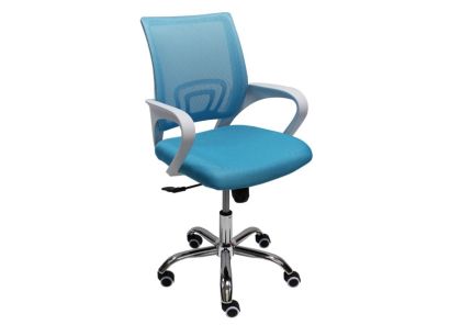 Ергономичен работен стол Lori White - Аква