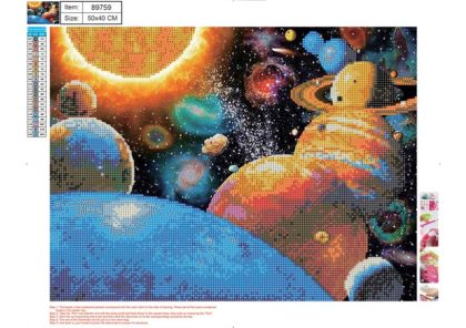 Диамантен гоблен 5D  КОСМОС 40Х50 CENTRUM 89759