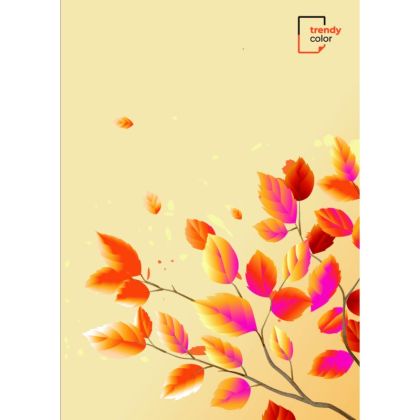 Trendy Color A4 тетрадка за момиче 200л ТВК ШР 4 теми