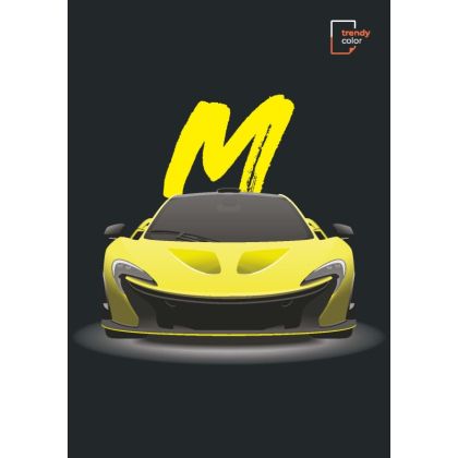 Trendy Color A4 тетрадка за момче 60л спирала ШР 2 теми