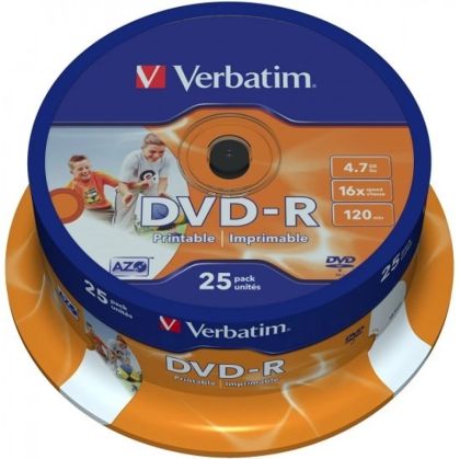 VERBATIM DVD-R Шпиндел 25бр.