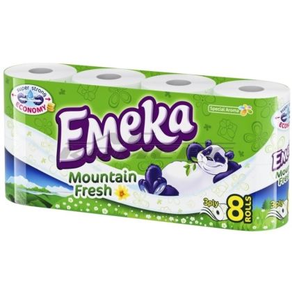 Тоалетна хартия EMEKA Mountain Fresh 8бр