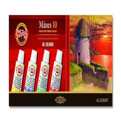  Маслени бои 10 цвята Manes KOH-I-NOOR