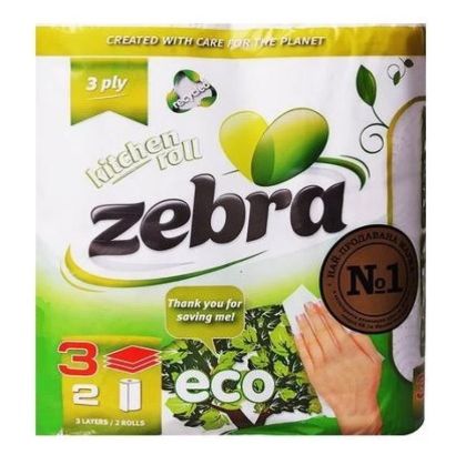 Кухненска ролка ZEBRA ECO опаковка от 2 броя