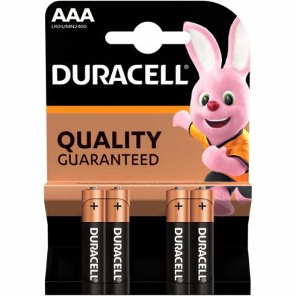 Батерия алкална DURACELL AAA опковка 4