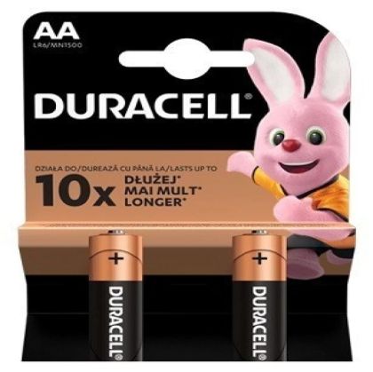 Батерия алкална DURACELL LR6 опаковка 2 броя