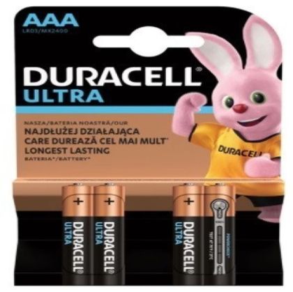 Батерия алкална DURACELL TURBO LR03 опаковка 4 броя