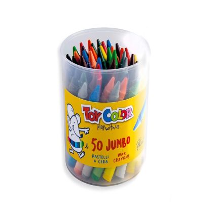 Восъчни пастели Toy Color Jumbo 098 опаковка от 50 броя