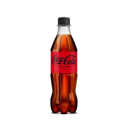 Coca-Cola Газирана напитка Zero, без захар, 500 ml, в пластмасова бутилка |