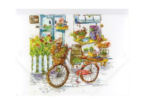 CENTRUM Папка с ластик  PP A4 COFFEE SHOP 88815