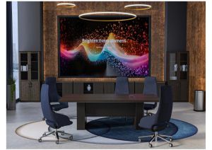 Шкаф Corona, със стъклени врати, 800 х 400 х 2000 mm, ПДЧ, дъб Рейн и тъмносиво