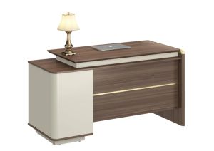 Бюро Marbella, с контейнер, 1400 х 600 х 760 mm, ПДЧ 25 mm, дъб и сиво