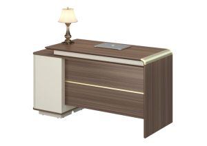 Бюро Marbella, с контейнер, 1400 х 600 х 760 mm, ПДЧ 25 mm, дъб и сиво