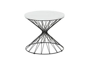 Помощна холна маса AVELIN - бяла