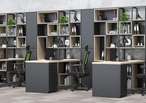 ШКАФ BOXI ЕДИНИЧЕН С ВРАТА ДОЛЕН 36/37/106.9