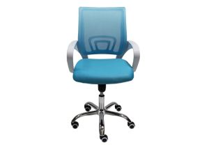 Ергономичен работен стол Lori White - Аква