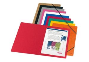 Картонена папка с ластик Herlitz черна