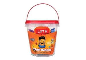 LETS Пластилин 6 цвята кофичка L8700 240 гр