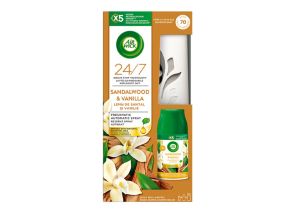 КОМПЛЕКТ AIR WICK FRESHMATIC САНДАЛОВО ДЪРВО И ВАНИЛИЯ 250МЛ