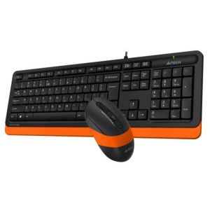 Комплект A4TECH Fstyler F1010, черен/оранжев - F1010 Orange